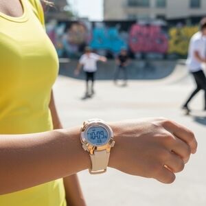 Gold Digital Sports Watch